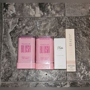 Contour Stick, Blush Sticks, Chica Beauty Highlighter Duo BNIB